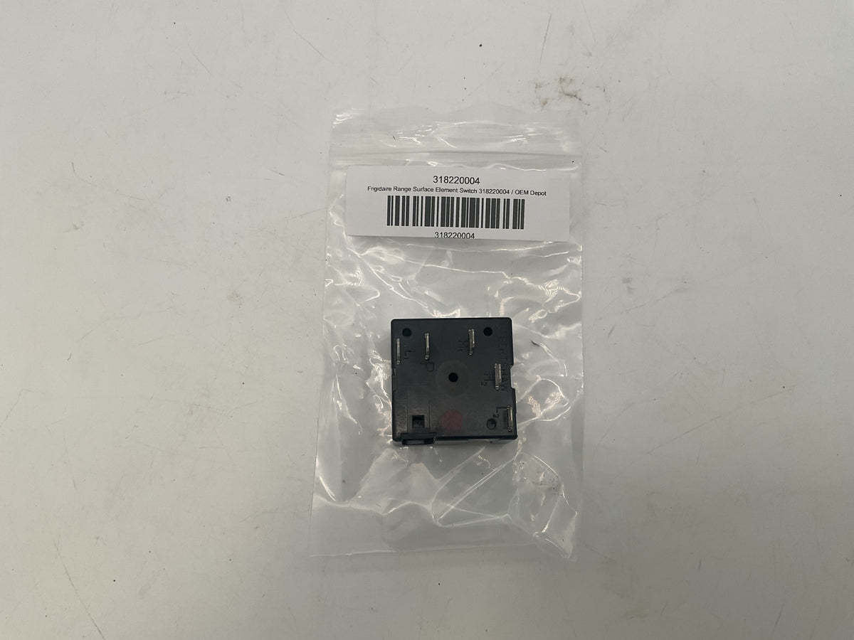 Commutateur d'élément de surface pour cuisinière Frigidaire 318220004