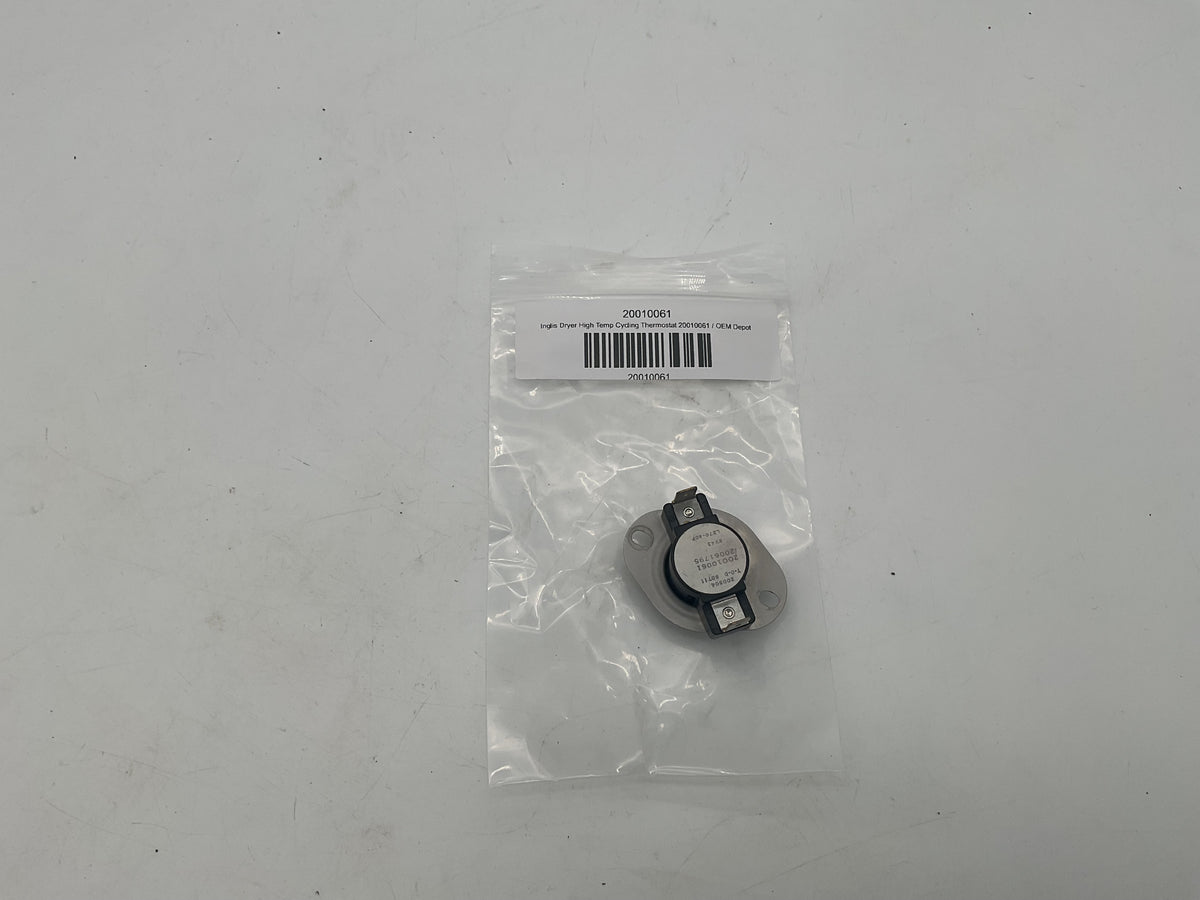 Thermostat de cyclage haute température pour sécheuse Inglis W20010061
