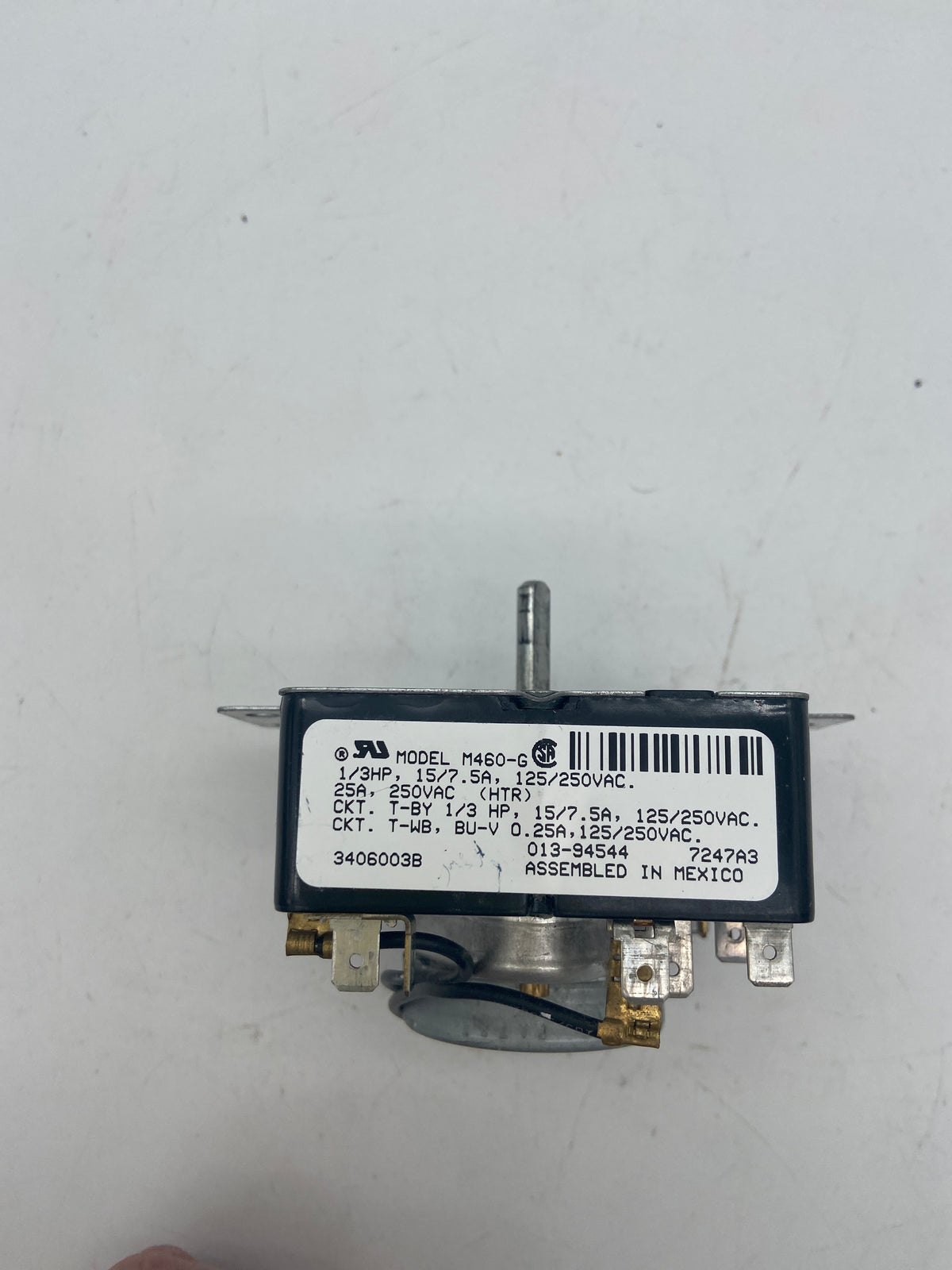 Minuterie de sécheuse d'origine OEM KitchenAid Whirlpool M460-G 3406003A