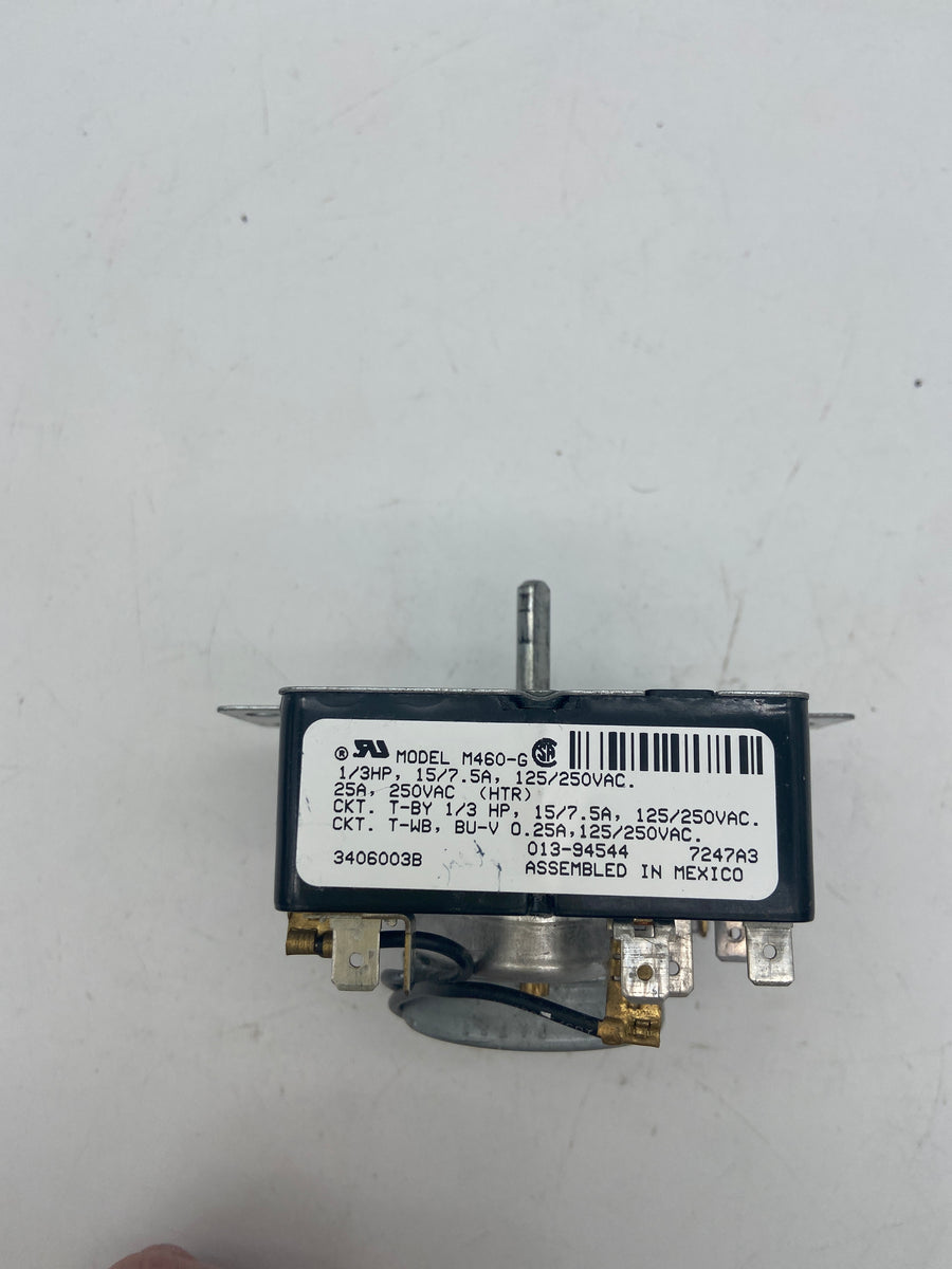 Minuterie de sécheuse d'origine OEM KitchenAid Whirlpool M460-G 3406003A