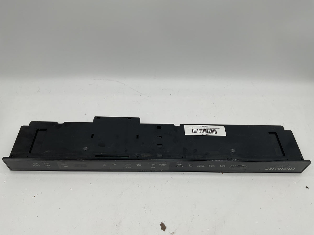 Panneau de commande de lave-vaisselle Frigidaire - Fonctionnel, quelques dommages sur la façade 117512430