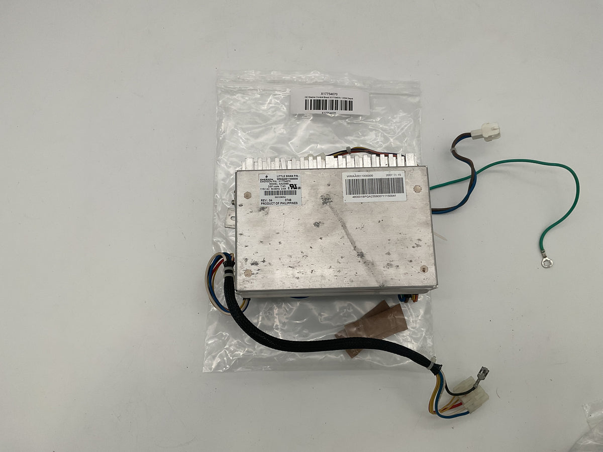 Carte de commande de laveuse GE d'origine OEM X17754670