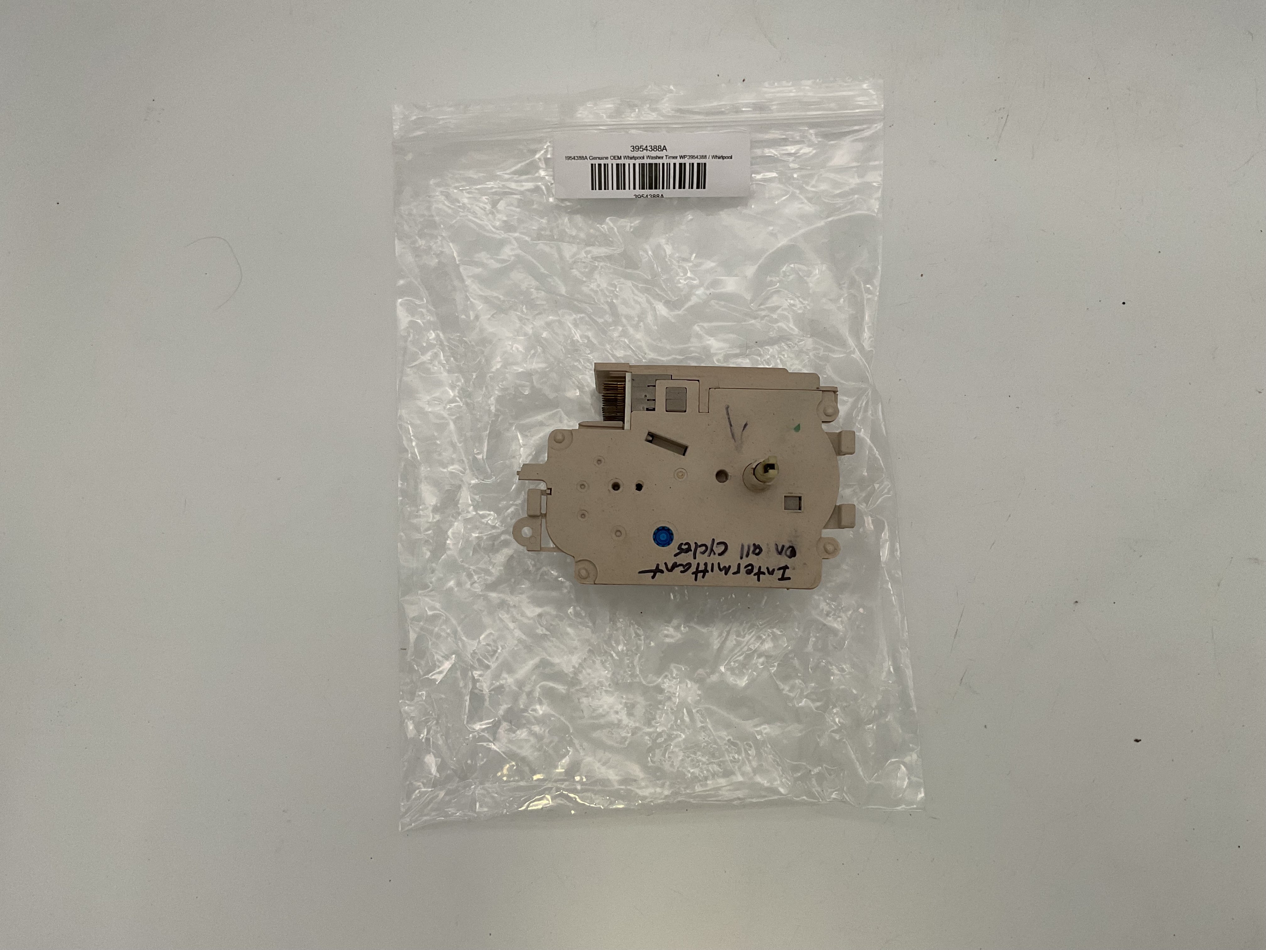 3954388A Genuine OEM Whirlpool Washer Timer WP3954388