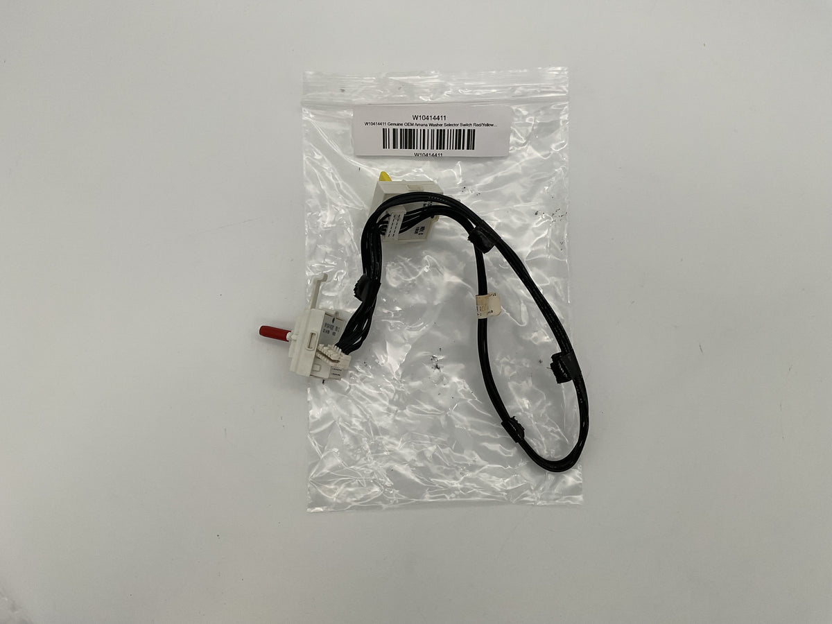 Commutateur de sélection d'origine OEM Amana W10414411 rouge/jaune W10414397