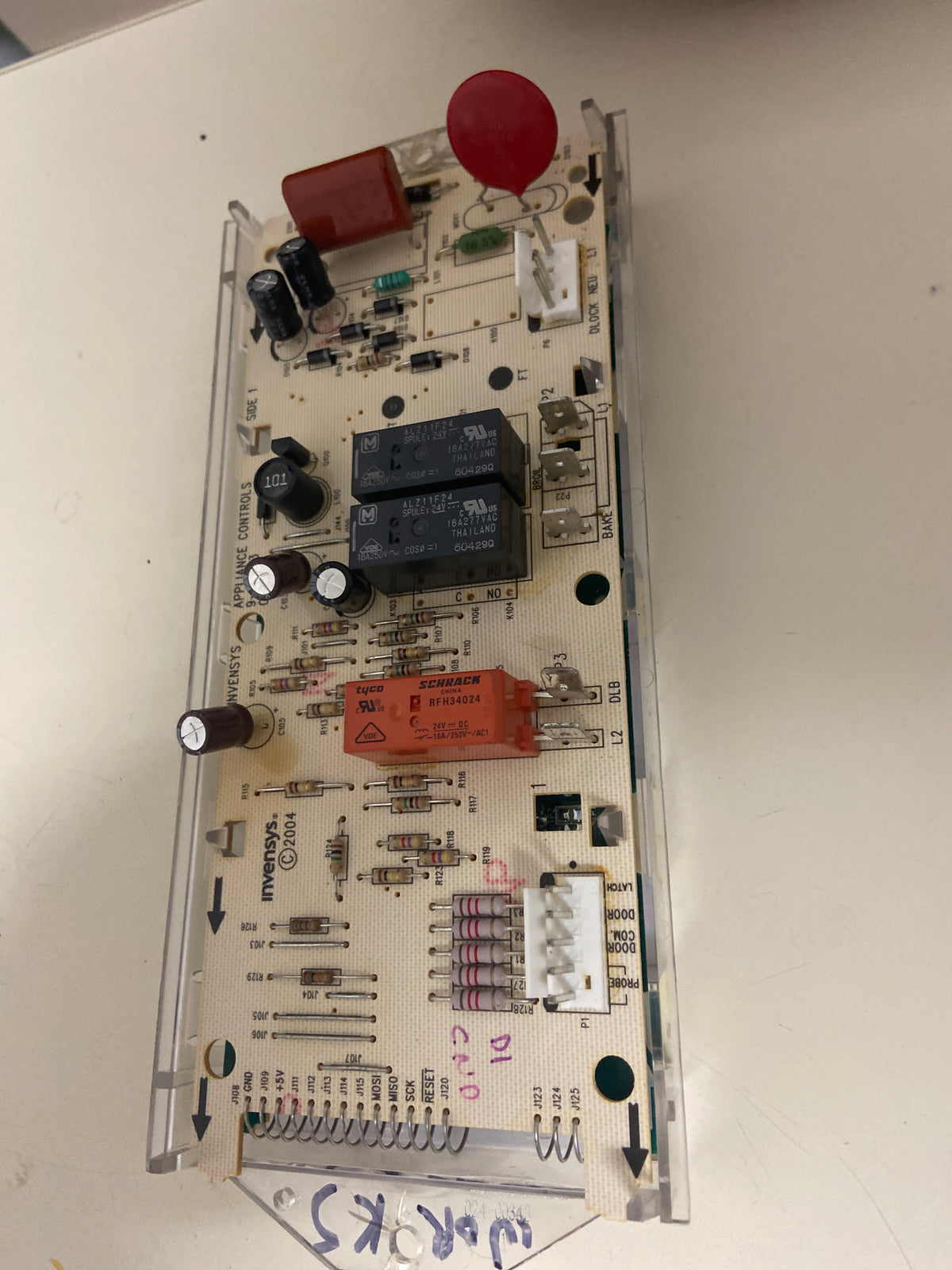 Minuteur de cuisinière Whirlpool 9761381 6610470, pièce d'origine OEM (légère fissure sur le dessous, fonctionnel)