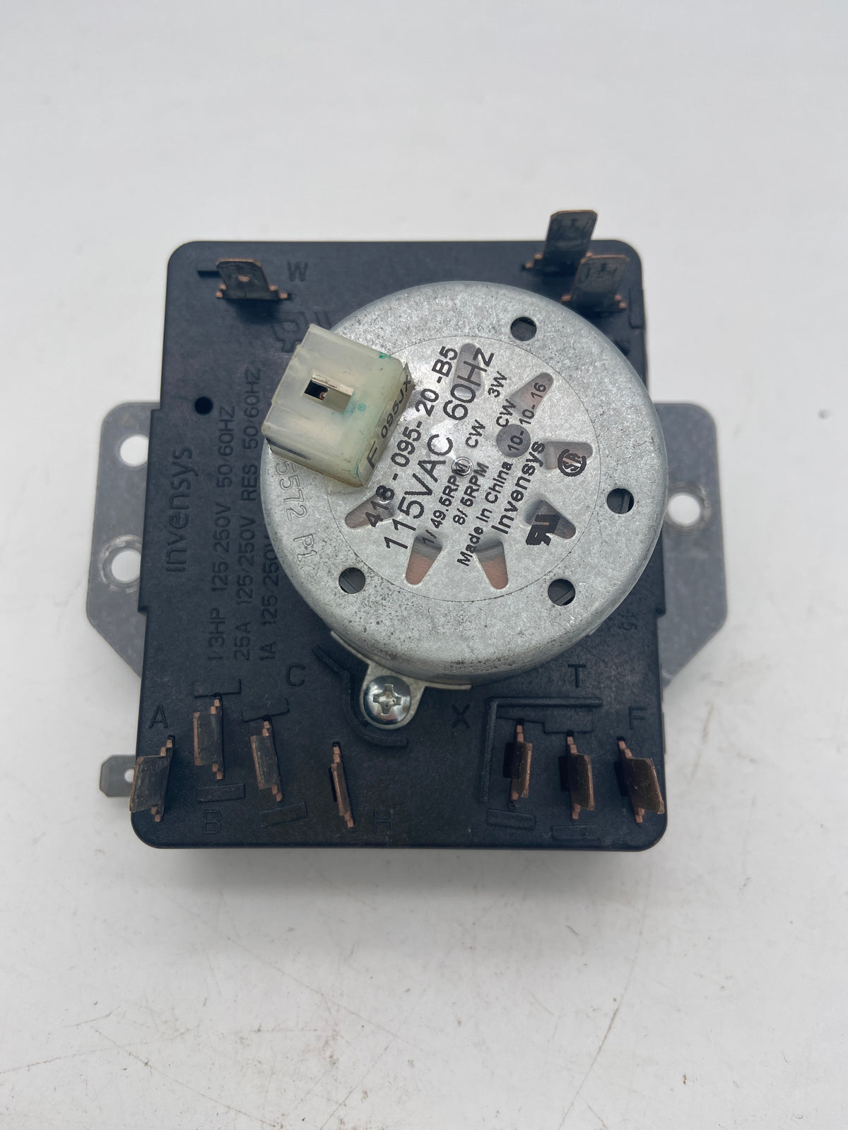 Minuteur de sécheuse à gaz Whirlpool, Maytag, Crosley WPW10185981 W10185981, pièce d'origine constructeur (OEM)