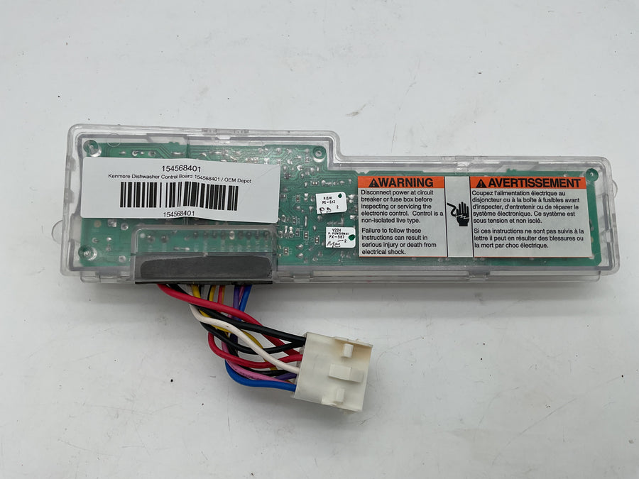 Carte de commande pour lave-vaisselle Kenmore 154568401