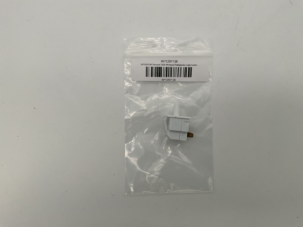 Interrupteur d'éclairage de réfrigérateur Whirlpool d'origine (OEM) W11291138 11291138