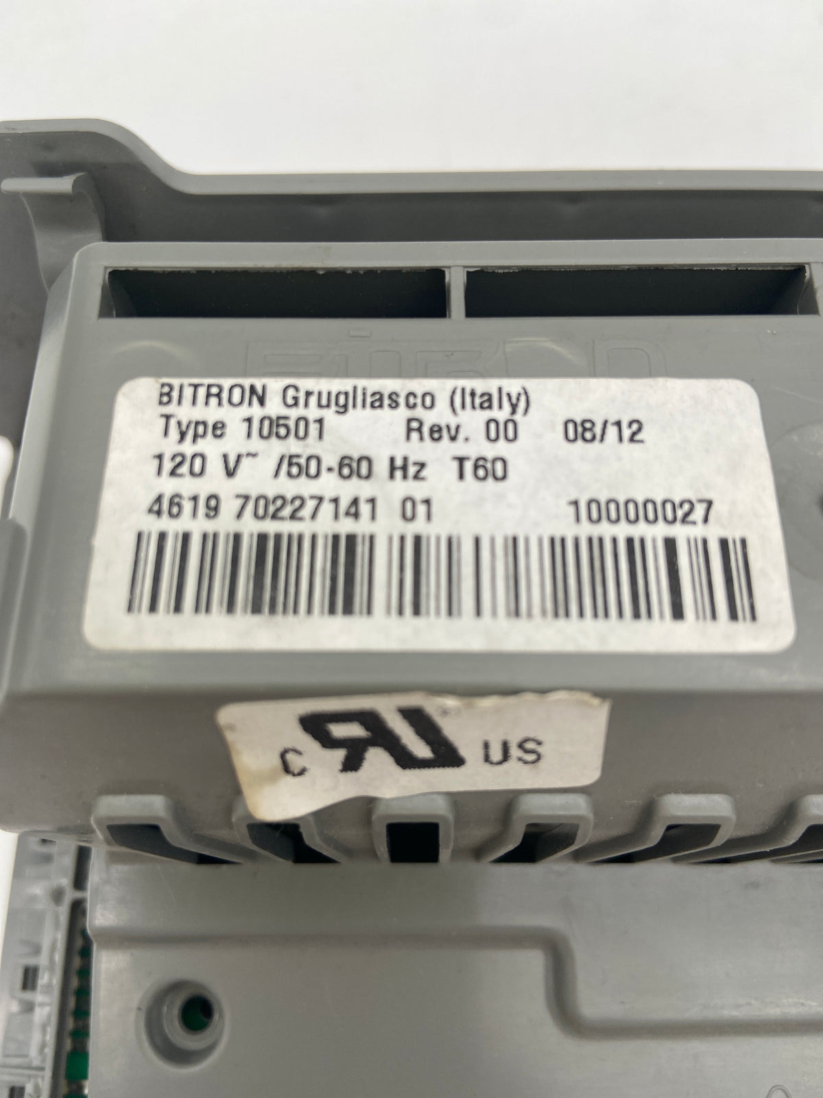 Carte de contrôle pour lave-linge Whirlpool type 10501 Bitron Grugliasco W1005240 461970227141