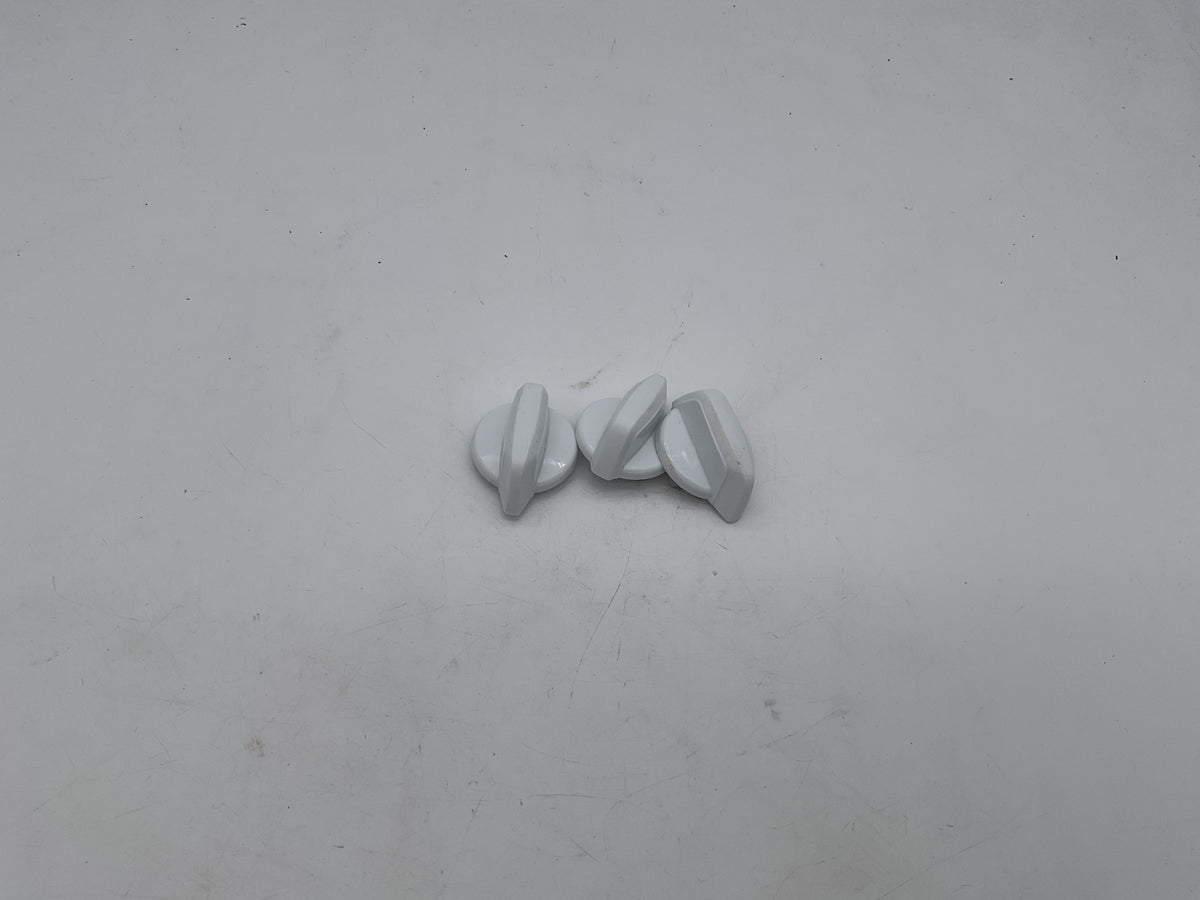 Lot de 3 petits boutons pour lave-linge Whirlpool W10453947