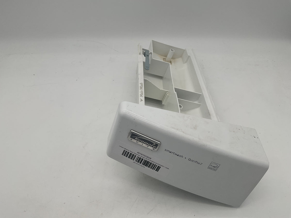Tiroir distributeur de savon pour lave-linge Kenmore 46197022626 46197022627