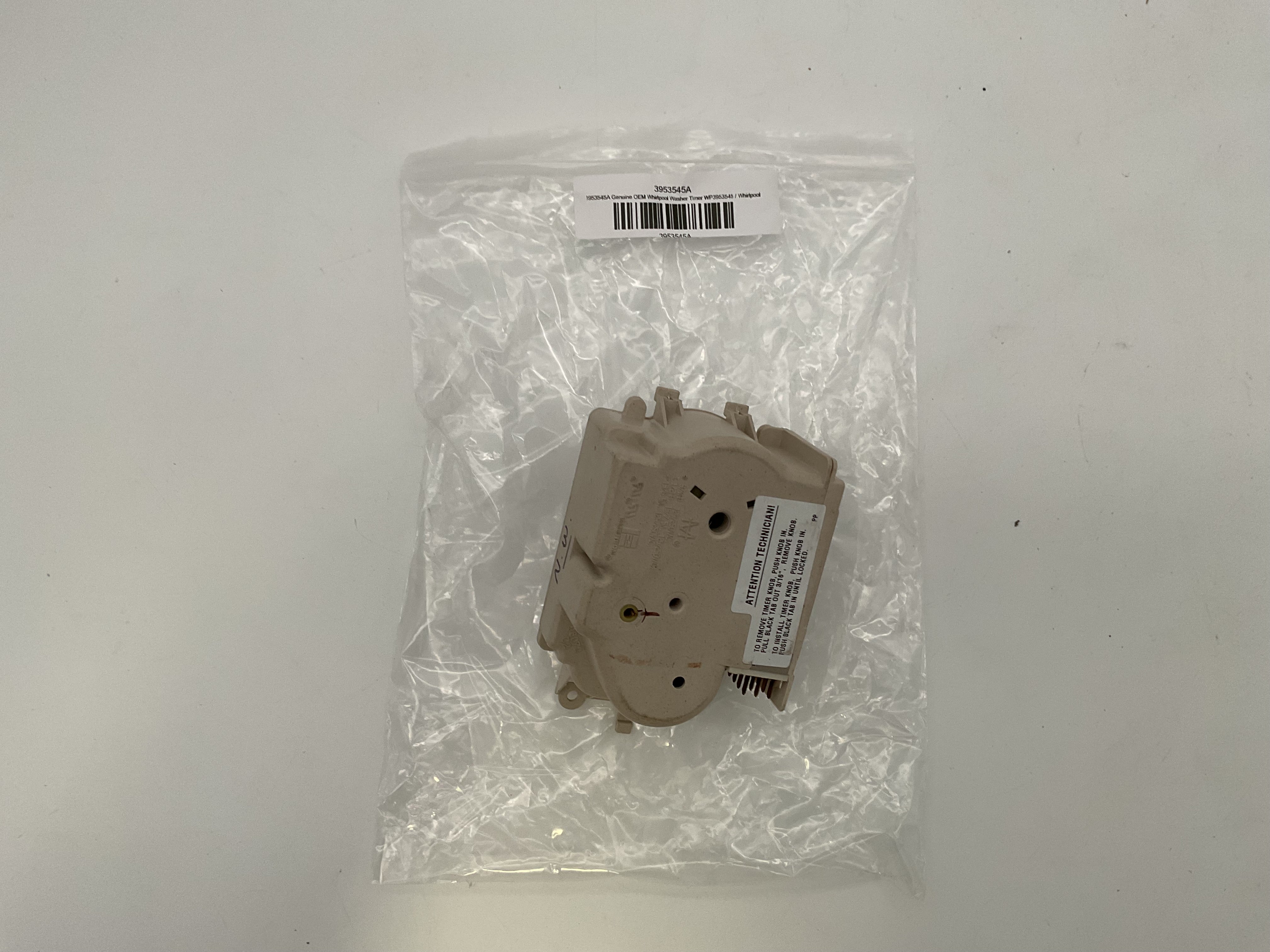 3953545A Genuine OEM Whirlpool Washer Timer WP3953545