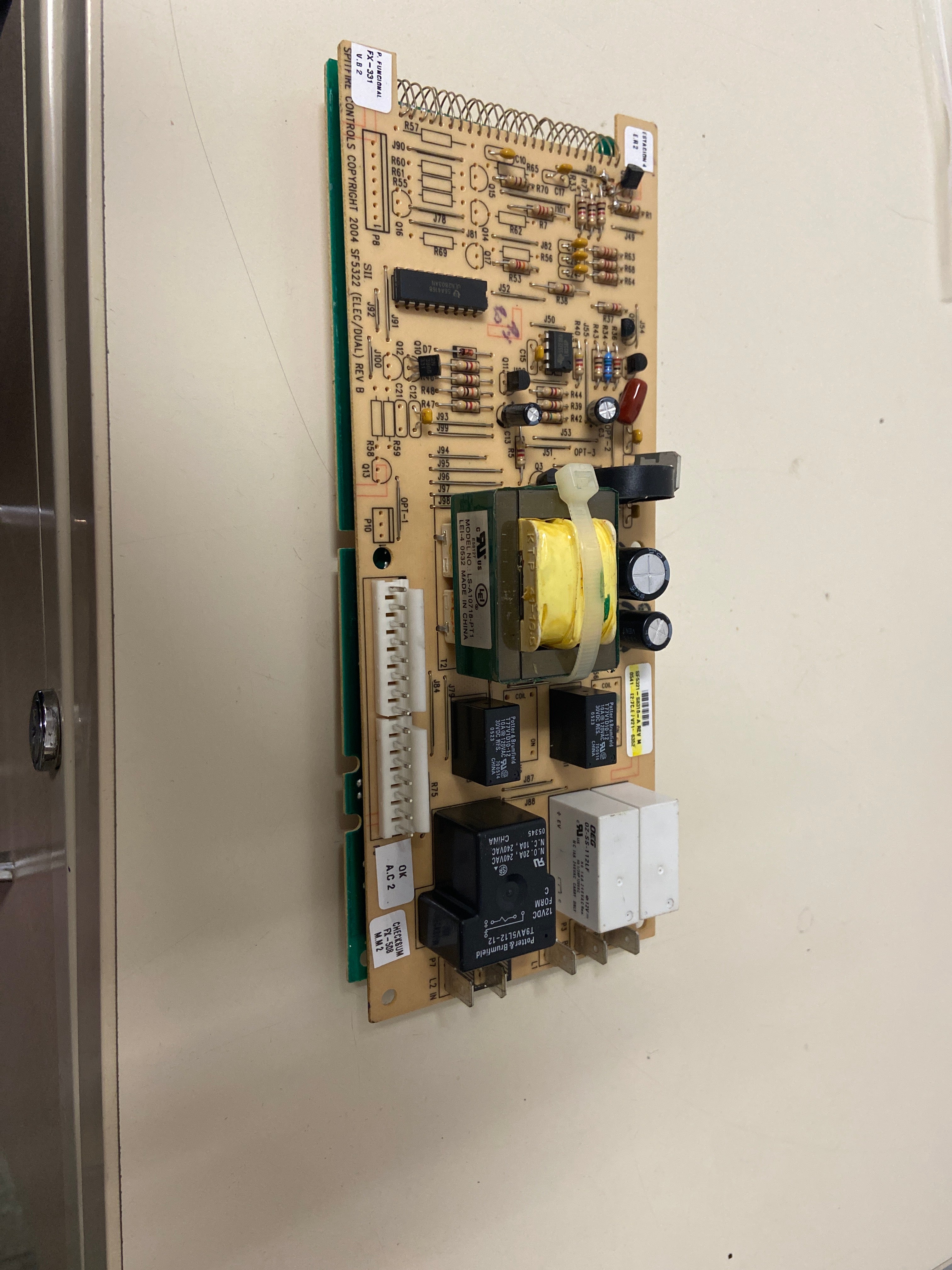 Control Board Kenmore Range Oven Part No- 316418312 SF5321-S8310