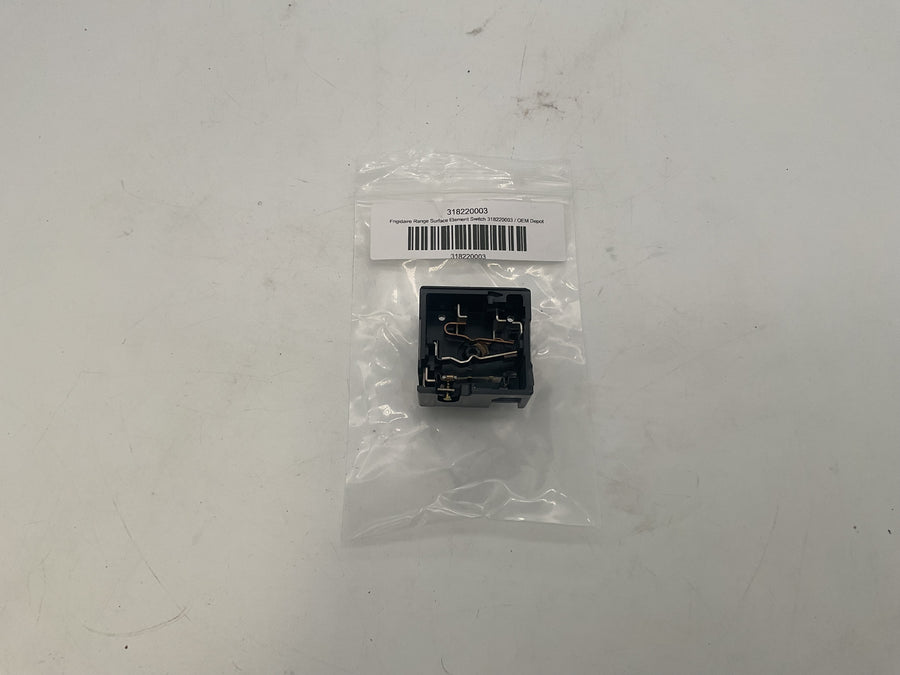 Commutateur d'élément de surface pour cuisinière Frigidaire 318220003