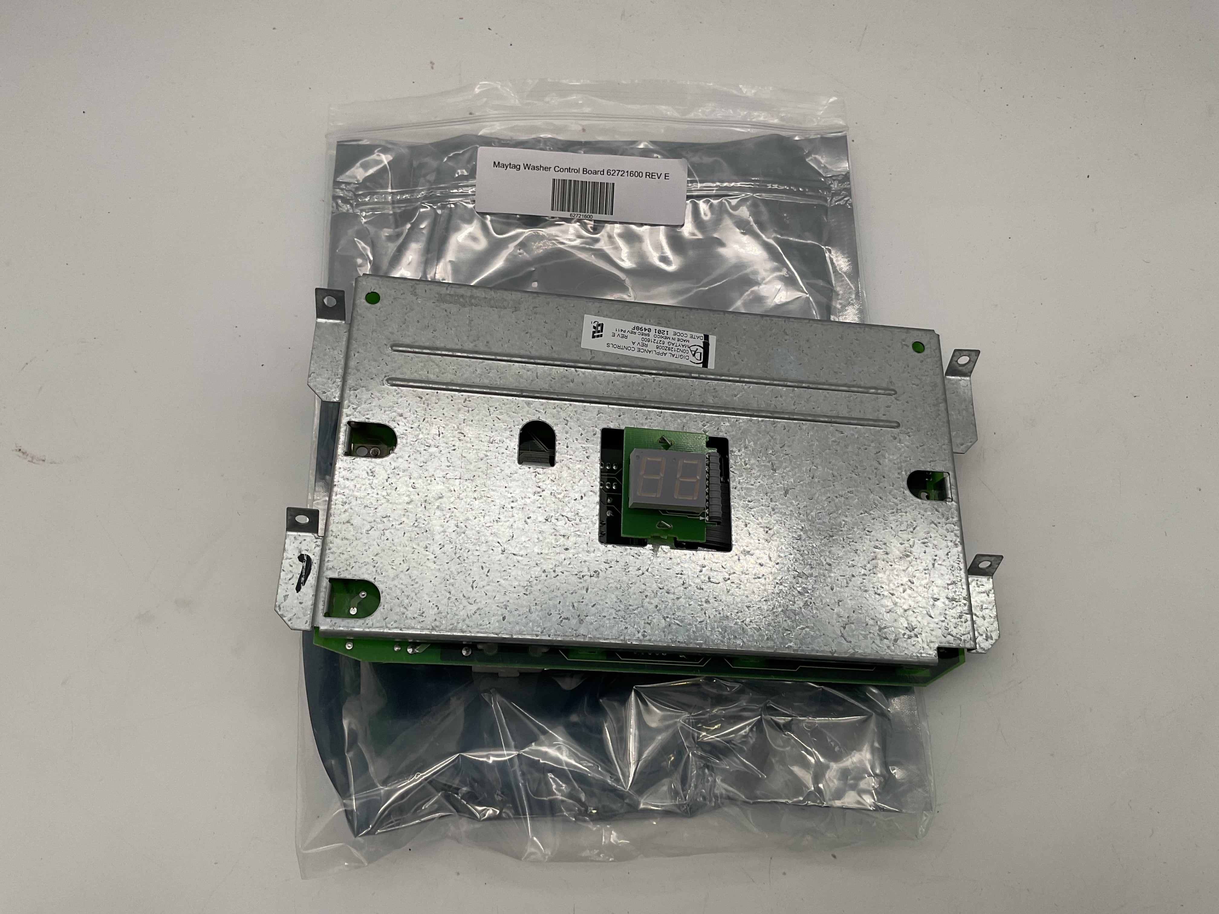 Maytag Washer Control Board 62721600 REV E