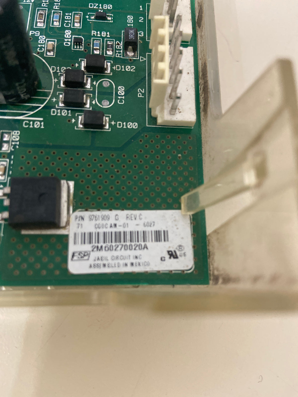 CARTE DE COMMANDE ÉLECTRONIQUE POUR CUISINIÈRE WHIRLPOOL 9761909 WP9761909 PIÈCE D'ORIGINE OEM