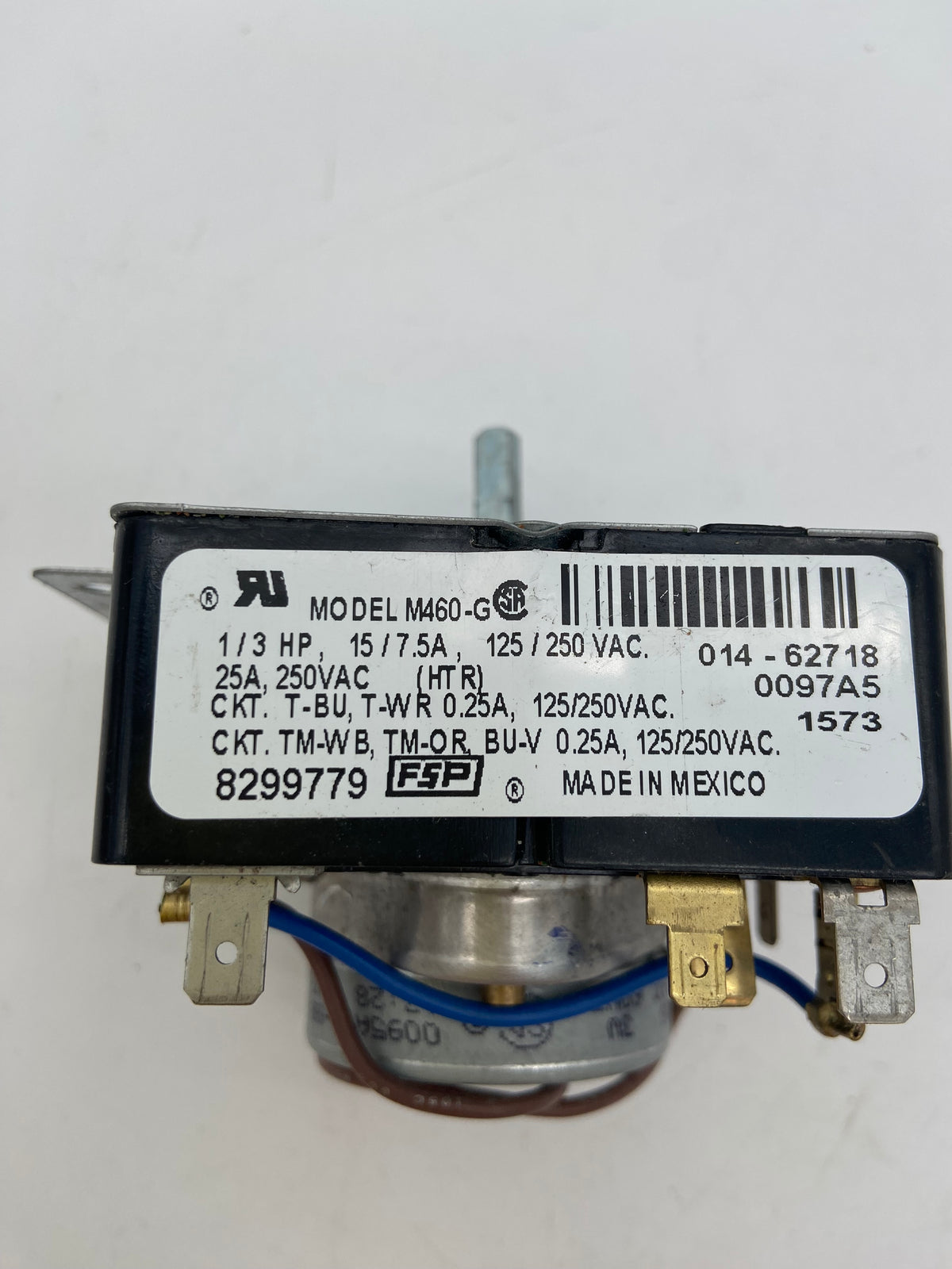 Minuterie de sécheuse Whirlpool Maytag Amana WP8299779 8299779