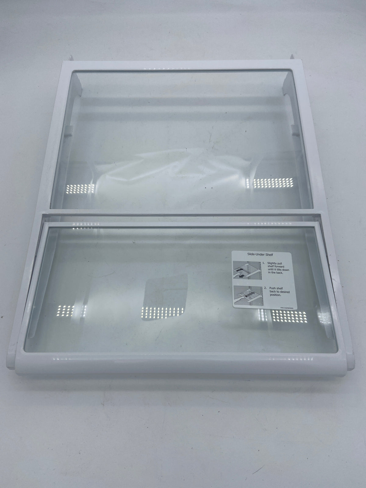 Étagère escamotable en verre pour réfrigérateur Frigidaire 242235701 242235601