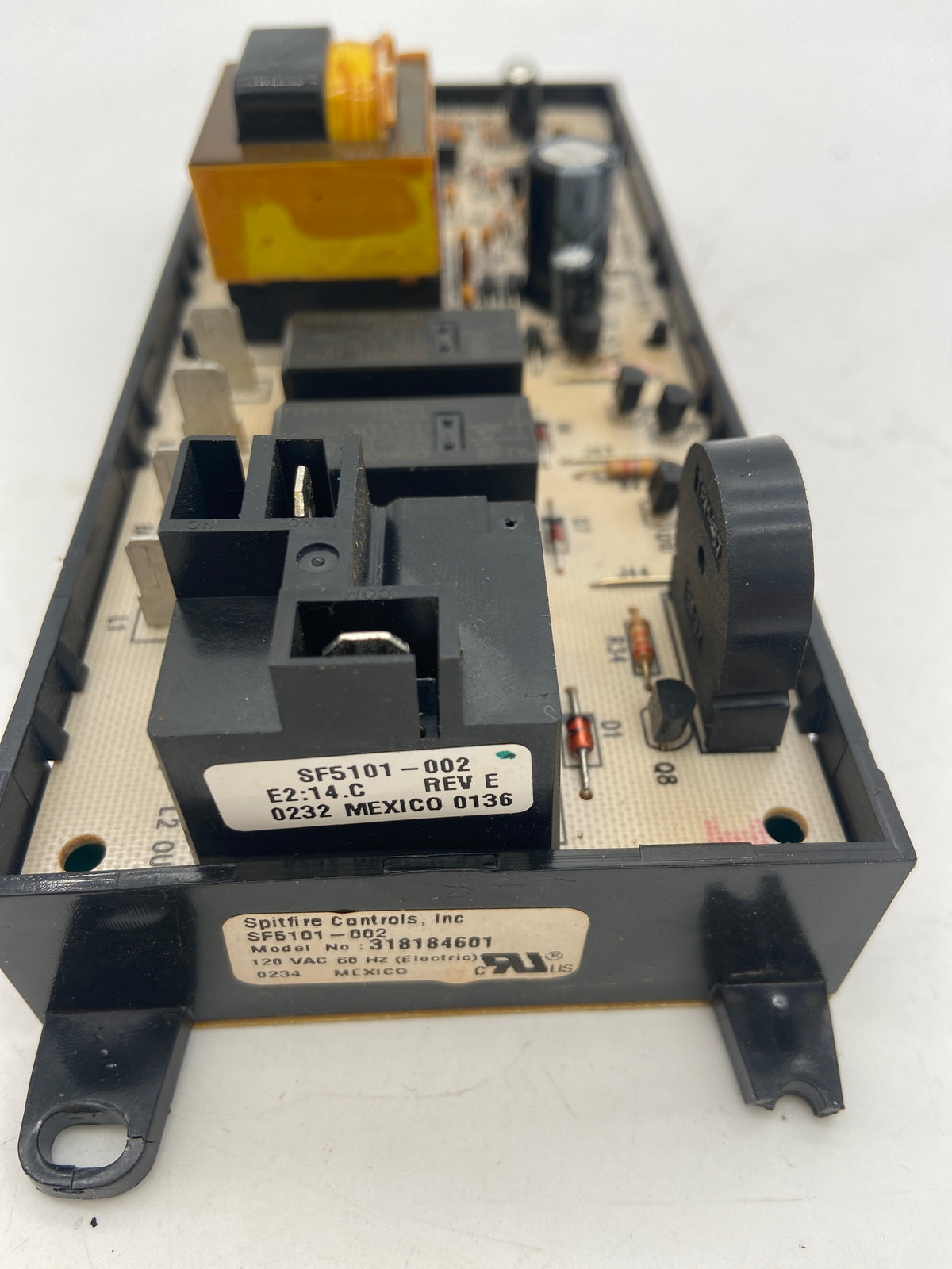 Carte de commande de cuisinière KitchenAid Whirlpool, minuterie SF5101-002 318184601