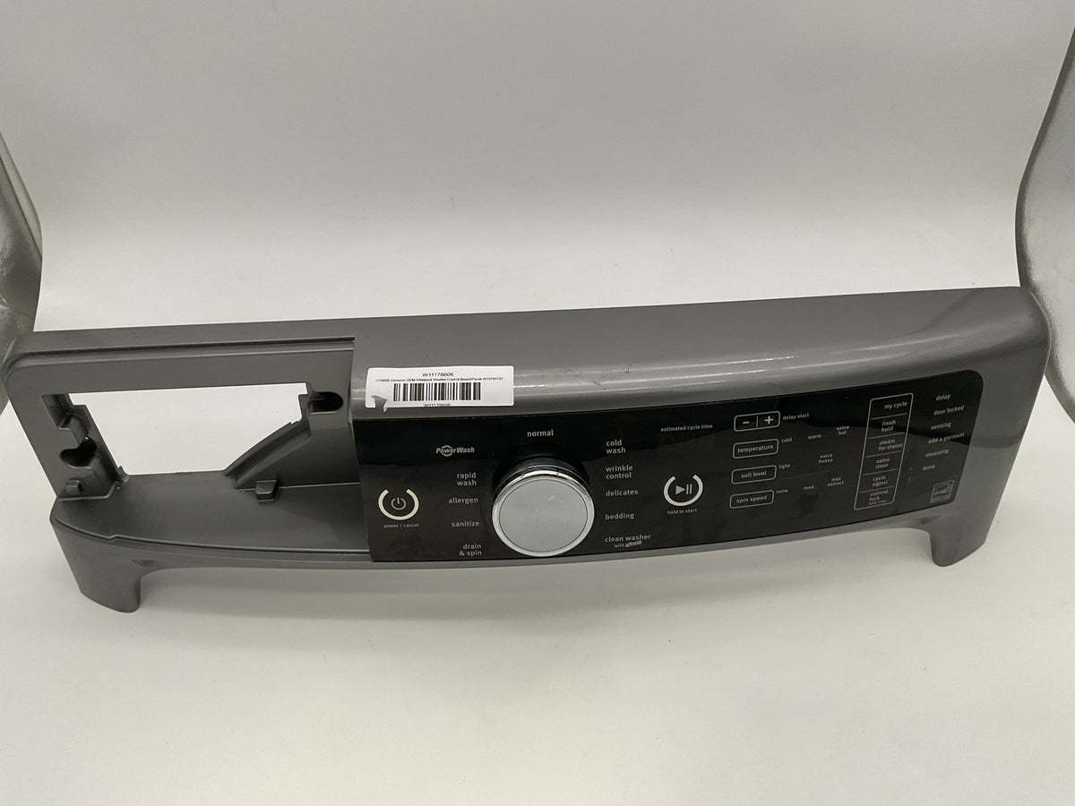 W11178606 Carte de commande/panneau de laveuse Whirlpool d'origine (OEM) W10783707 - Utilisé
