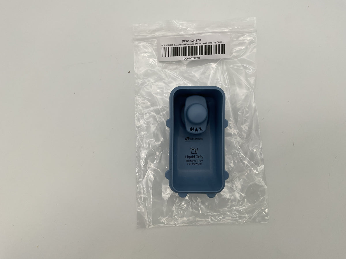 DC61-02427D Tiroir à lessive liquide d'origine pour lave-linge Samsung DC61-02427