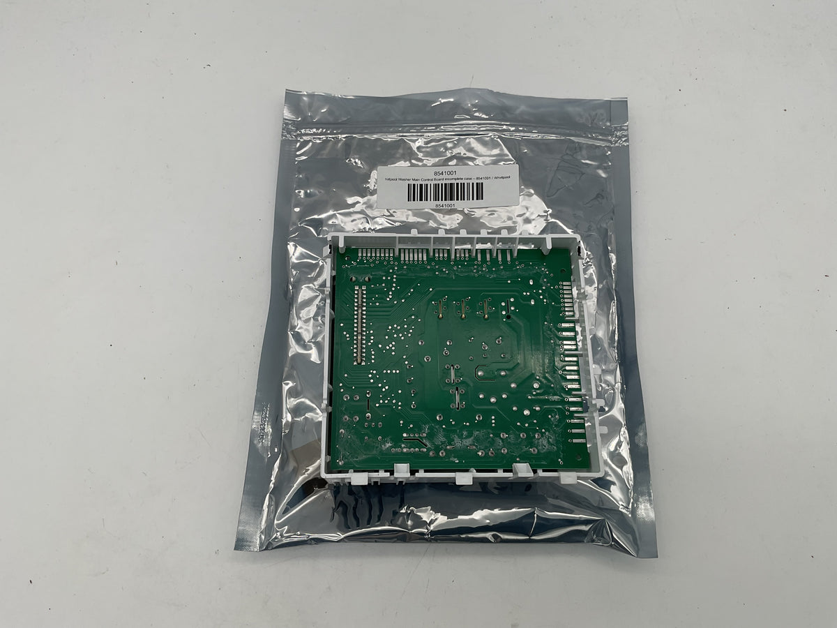 Carte de contrôle principale pour laveuse Whirlpool, boîtier incomplet – 8541001