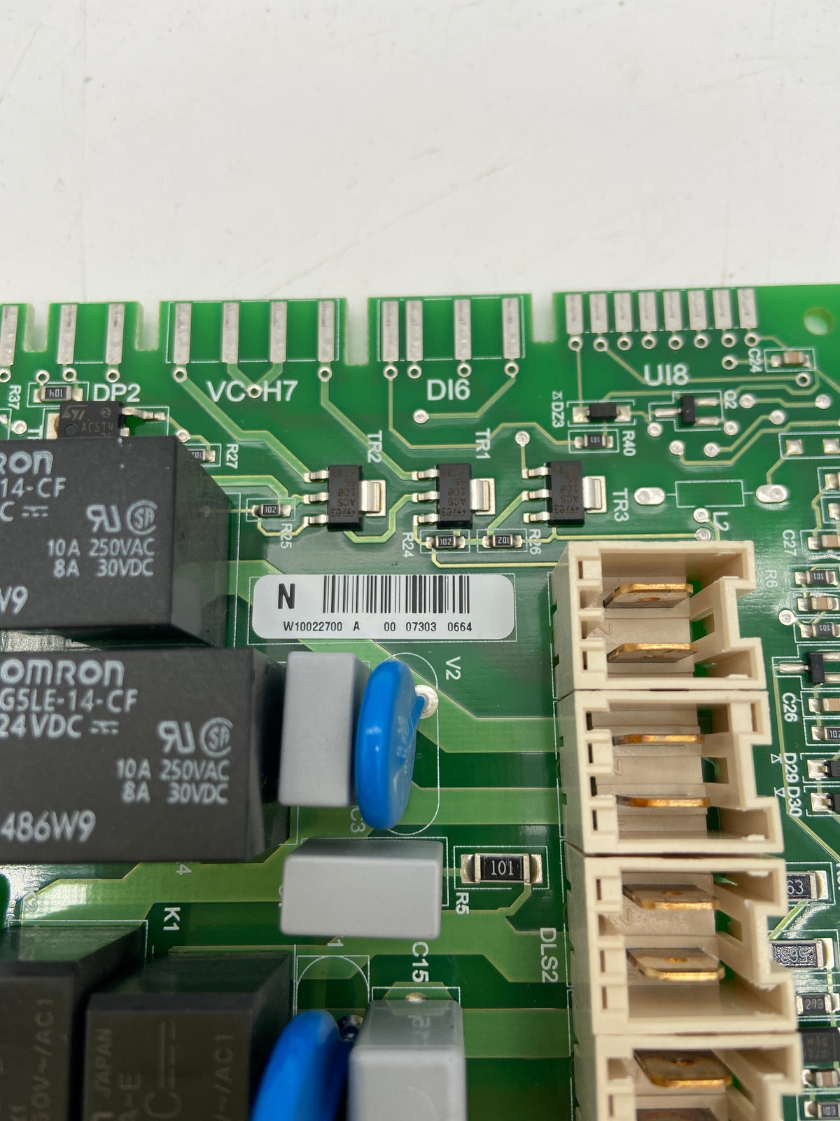 Carte de commande pour laveuse Whirlpool W10022700