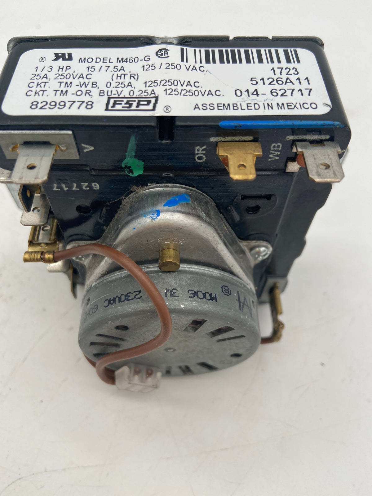 Minuterie de sécheuse Whirlpool, pièce d'origine OEM 8299778
