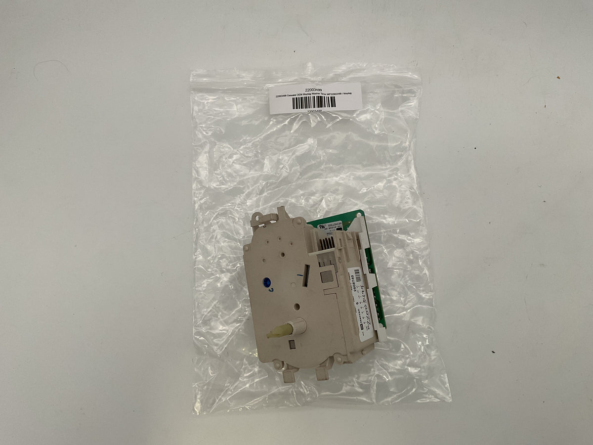 Minuteur de laveuse Maytag d'origine OEM 22003499 WP22003499