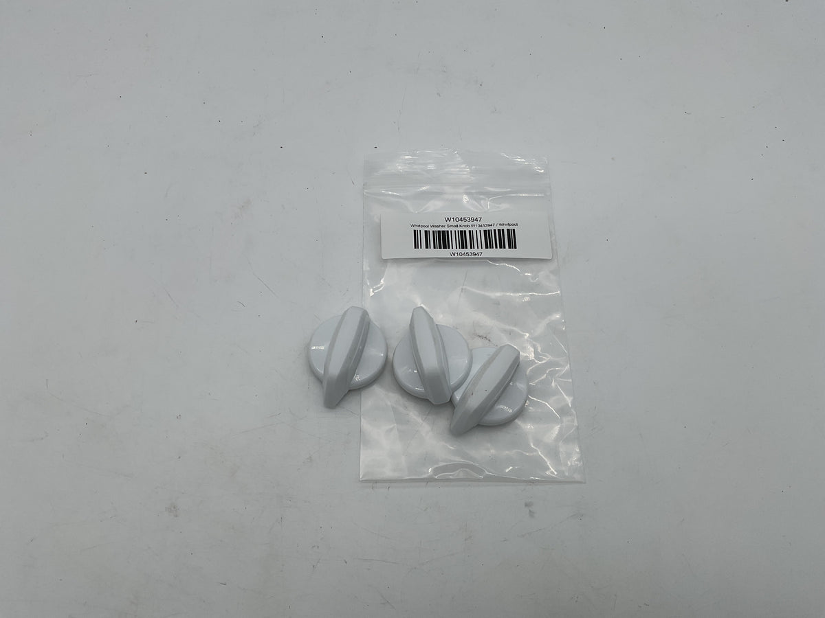 Lot de 3 petits boutons pour lave-linge Whirlpool W10453947