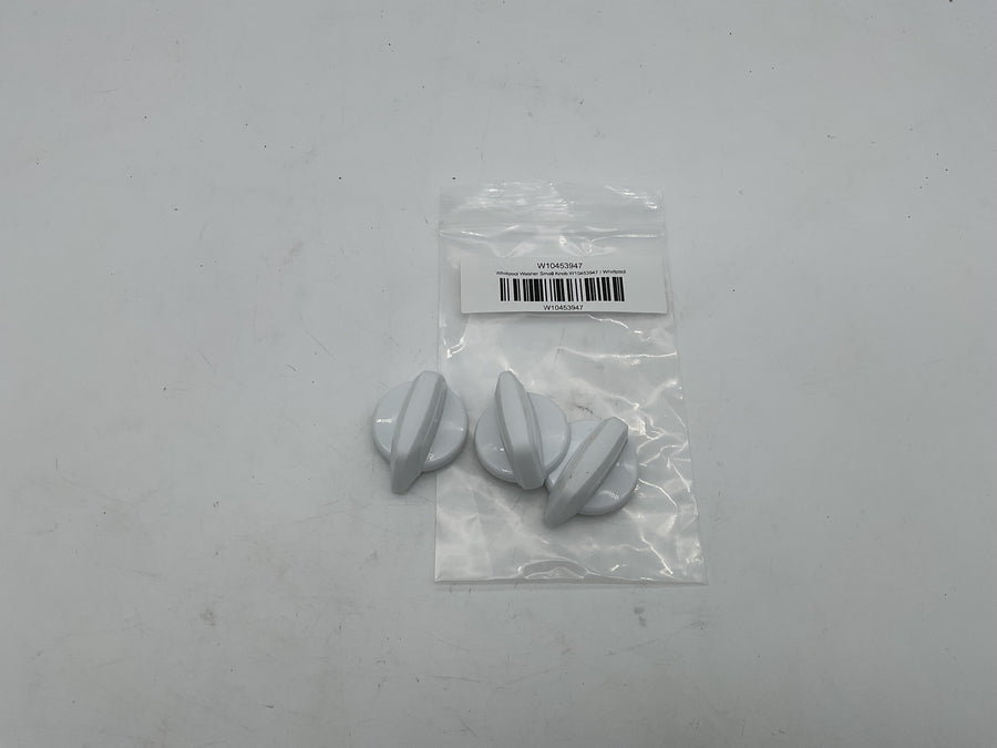 Lot de 3 petits boutons pour lave-linge Whirlpool W10453947