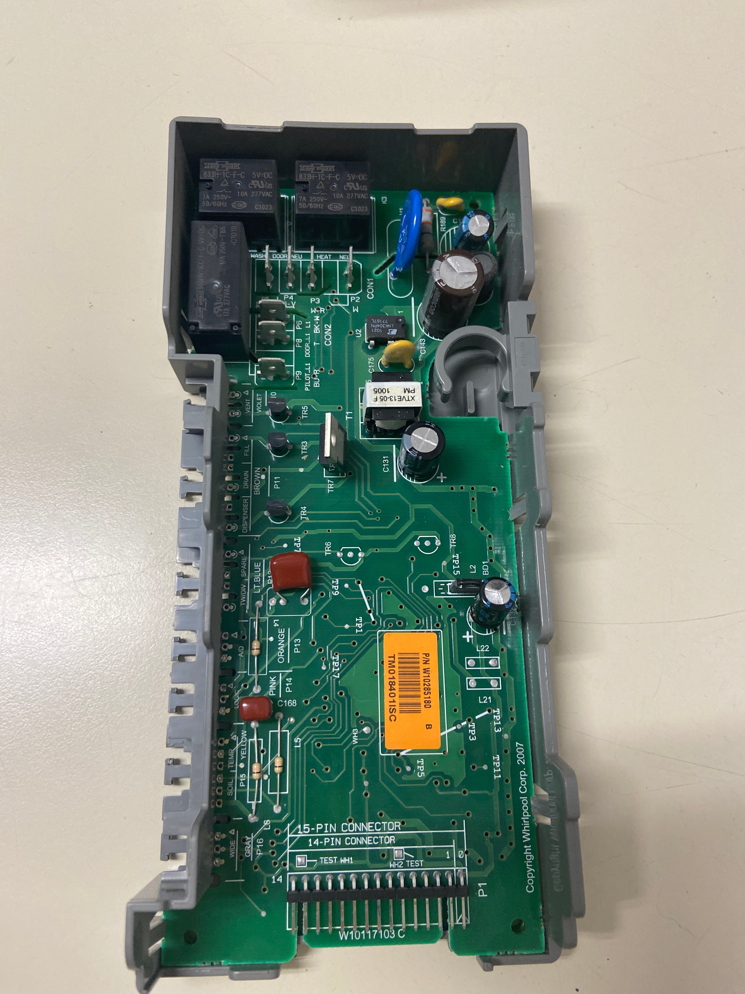 W10285180 MAYTAG DISHWASHER CONTROL BOARD