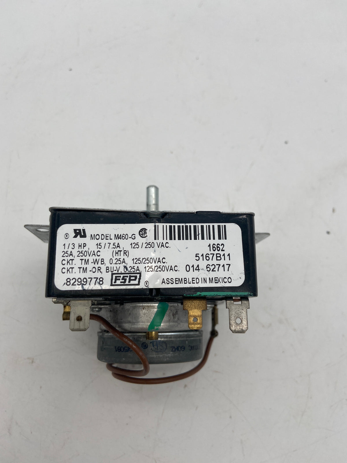Minuterie de sécheuse Whirlpool Kenmore d'origine (OEM) 8299778