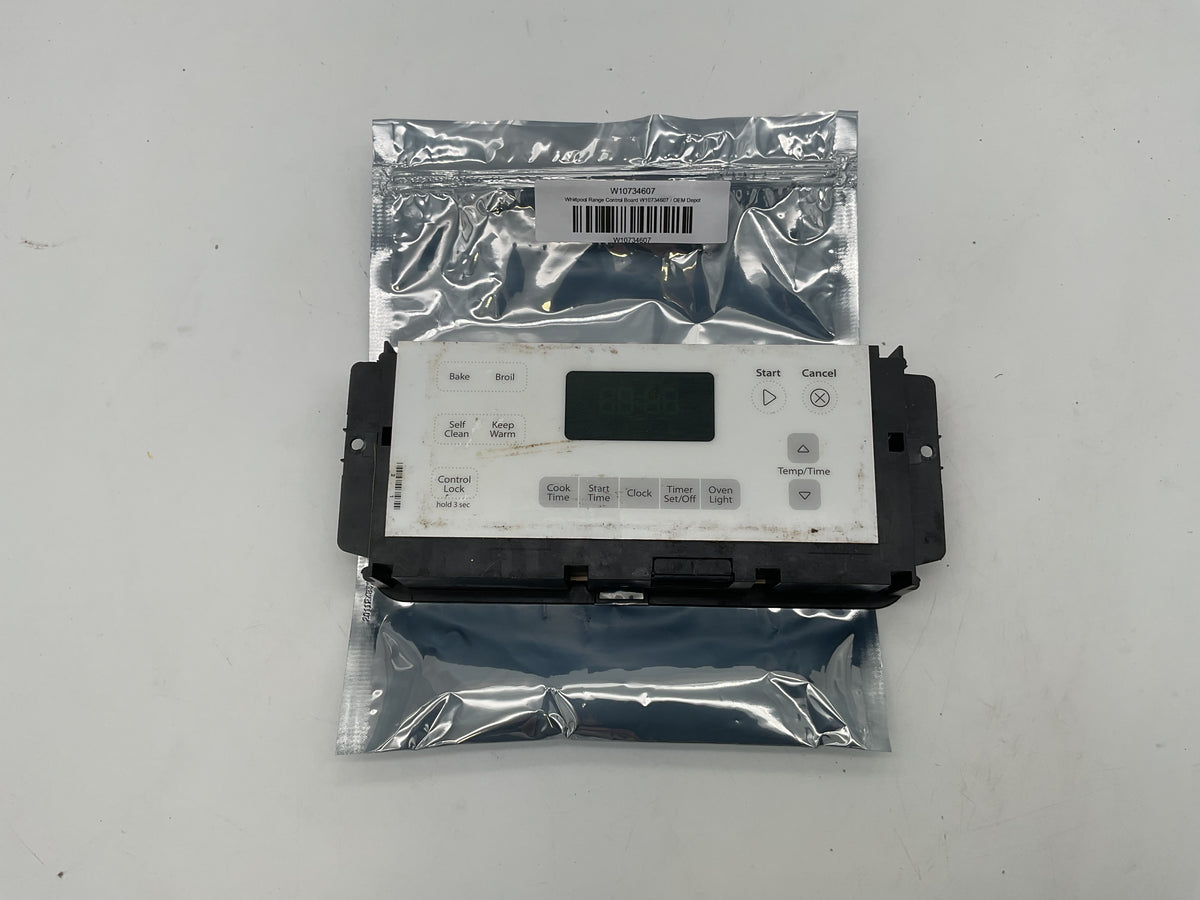 Carte de commande de cuisinière Whirlpool W10734607