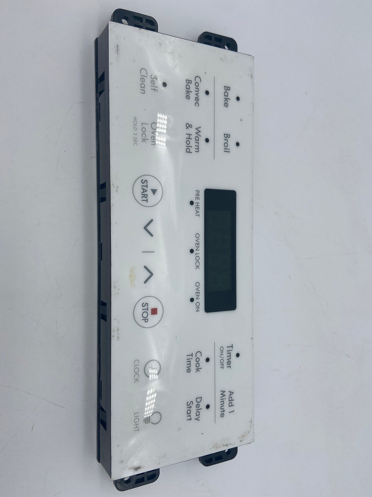 Minuteur à horloge électronique pour four Electrolux 316630003, blanc (sans deuxième carte)
