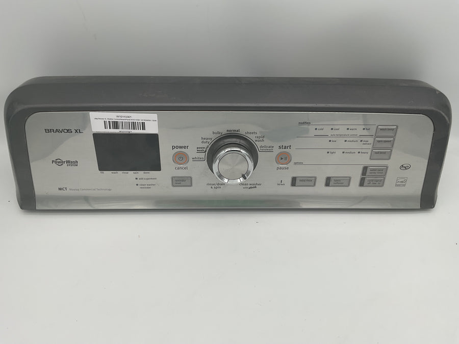 Carte de commande/panneau de contrôle pour lave-linge Maytag Bravos XL W10110301 W10536856