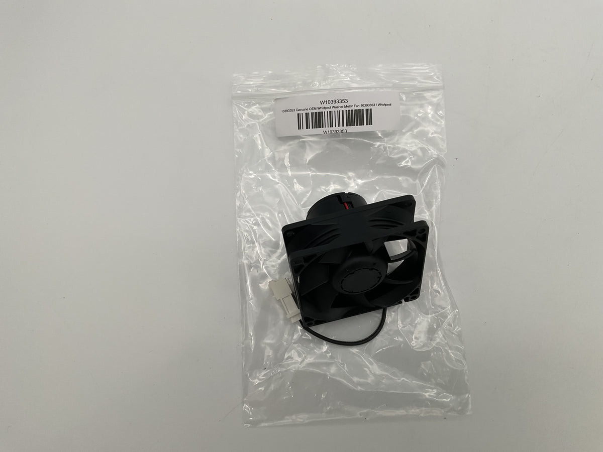 W10393353 Ventilateur de moteur de laveuse Whirlpool d'origine (OEM) 10393353