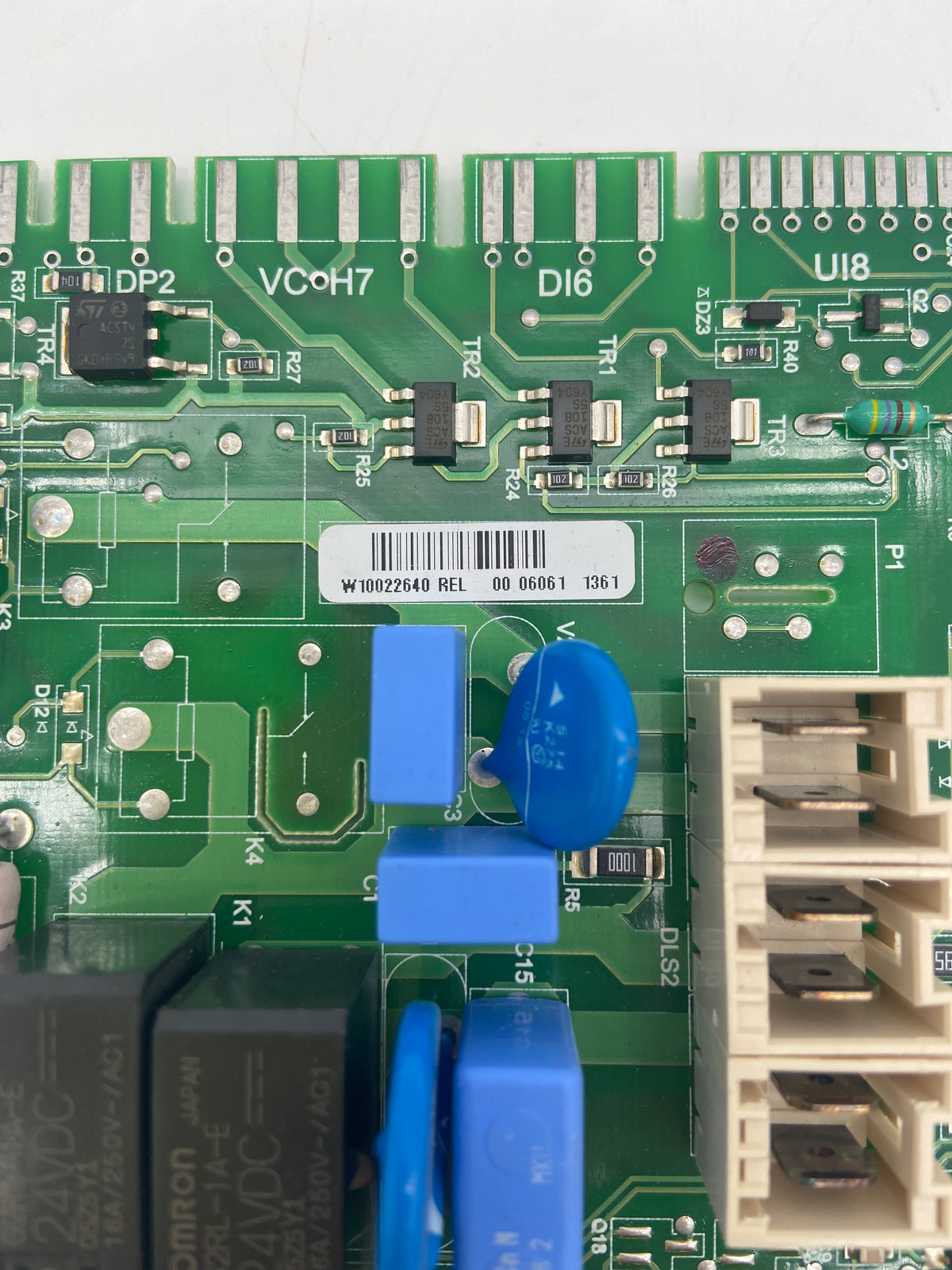 Carte de commande Whirlpool W10022640 d'origine OEM