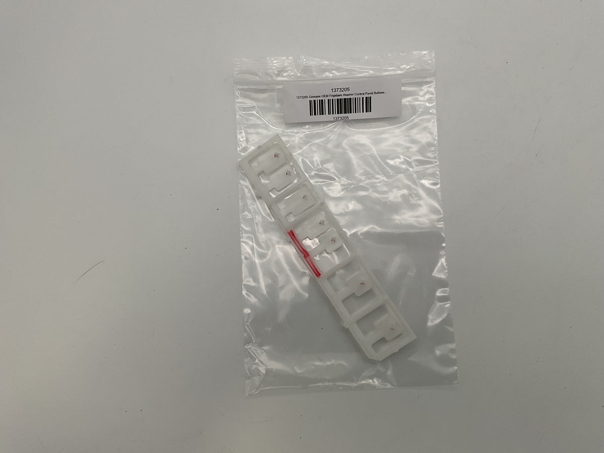 1373205 Boutons de panneau de commande pour laveuse Frigidaire d'origine (OEM) 137320500