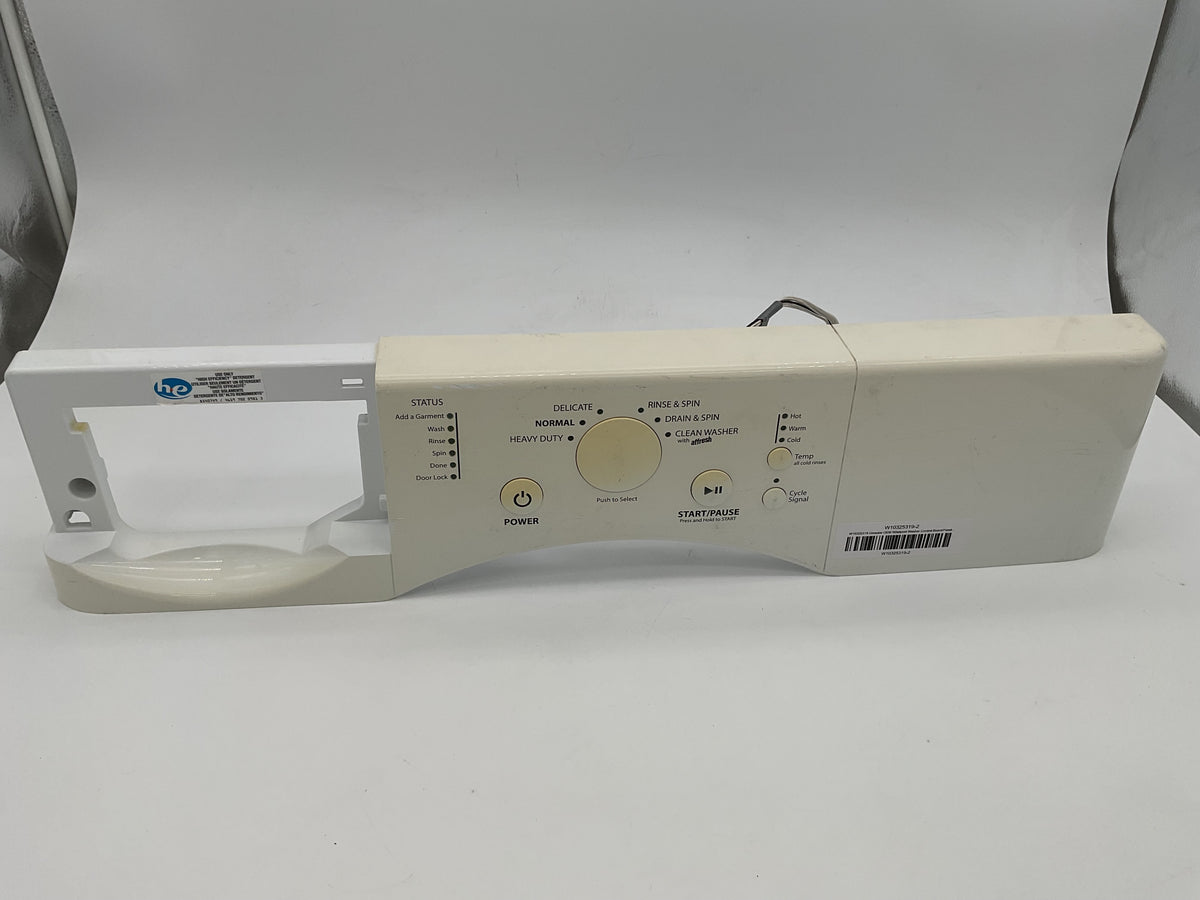 W10325319 Carte de commande/panneau de laveuse Whirlpool d'origine (OEM) W10215447