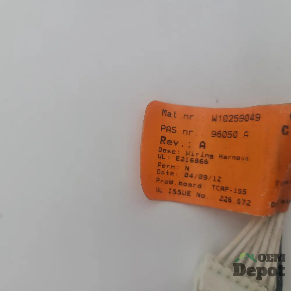 Carte de commande pour sécheuse Amana Whirlpool W10215809 W10215448