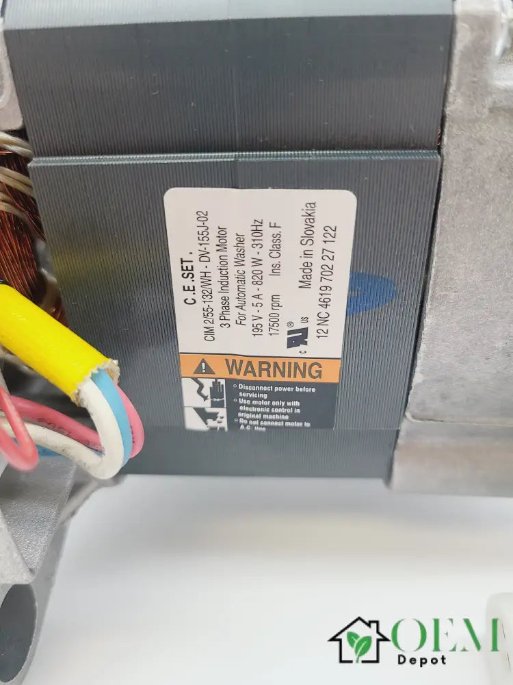 C.E.SET Washer Motor Candy Hoover 41023826