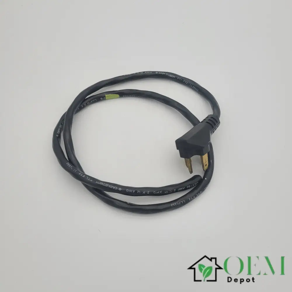 Dryer Power Cord NEMA 14-30P 4-Prong 30A 10/12 AWG 300V 60°C Heavy Duty