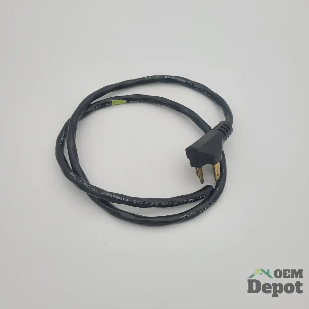 Cordon d'alimentation pour sécheuse NEMA 14-30P à 4 broches, 30 A, 10/12 AWG, 300 V, 60 °C, usage intensif