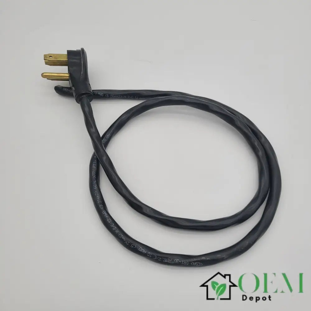 Dryer Power Cord NEMA 14-30P 4-Prong 30A 10/12 AWG 300V Heavy Duty