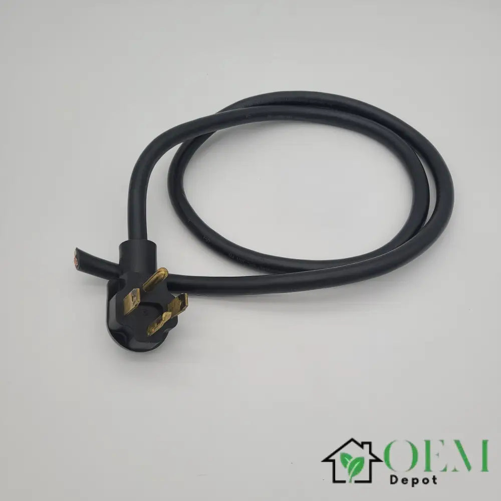 Dryer Power Cord NEMA 14-30P 4-Prong 30A 10/12 AWG 300V Heavy Duty