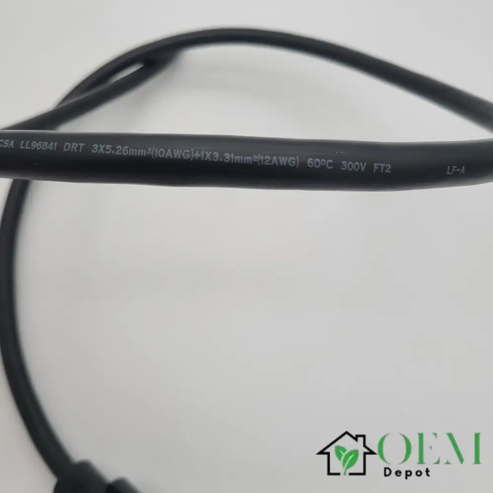 Dryer Power Cord NEMA 14-30P 4-Prong 30A 10/12 AWG 300V Heavy Duty