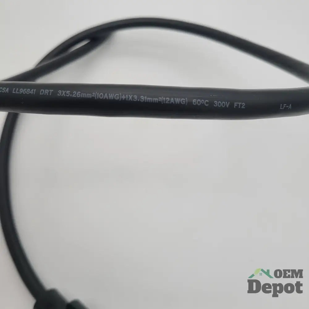 Cordon d'alimentation pour sécheuse NEMA 14-30P, 4 broches, 30 A, 10/12 AWG, 300 V, usage intensif