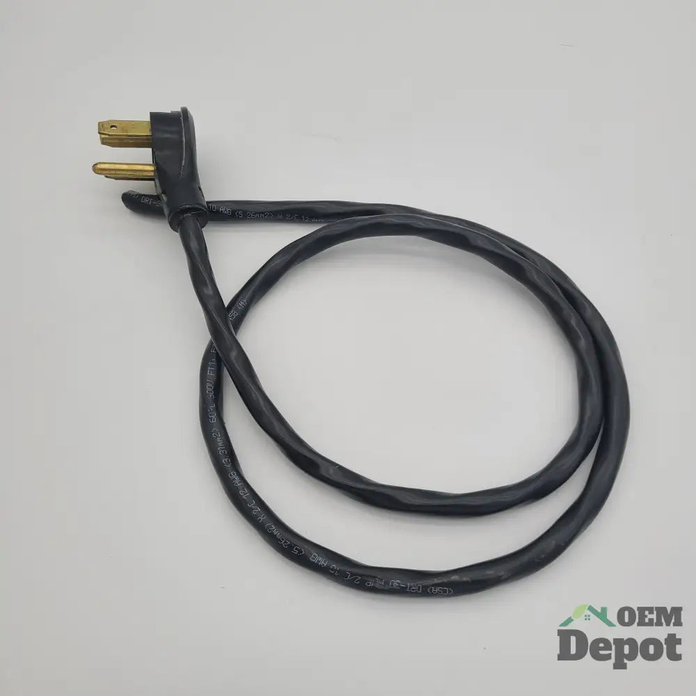 Cordon d'alimentation pour sécheuse NEMA 14-30P à 4 broches, 30 A, 10/12 AWG, 300 V, usage intensif