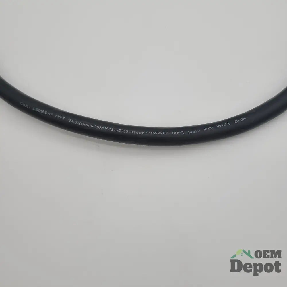 Cordon d'alimentation pour sécheuse NEMA 14-30P à 4 broches, 30 A, 10/12 AWG, 300 V, usage intensif